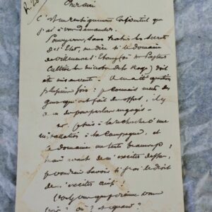 Edouard Detaille 1890 Lettre autographe
