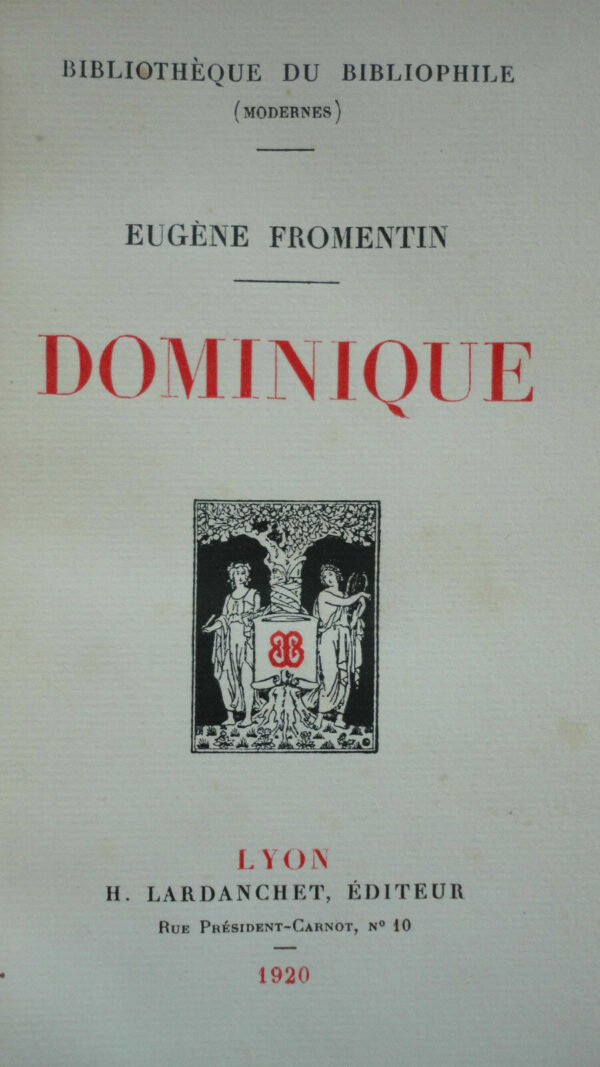 FROMENTIN (Eugène). Dominique. sur vélin B.K.F – Image 4