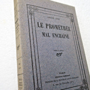 GIDE (André) Le Prométhée mal enchaîné