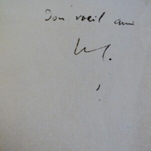 GRASSET  UNE RENCONTRE PARIS, 1940, dédicace