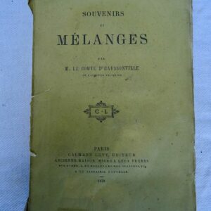 HAUSSONVILLE Souvenirs et Mélanges