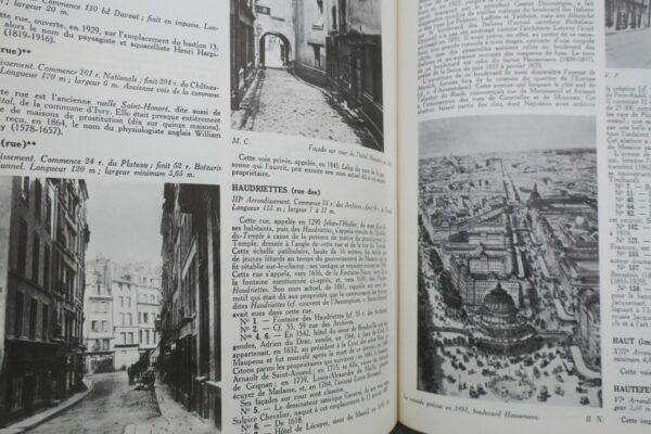 HILLAIRET DICTIONNAIRE HISTORIQUE DES RUES DE PARIS 1963 – Image 11
