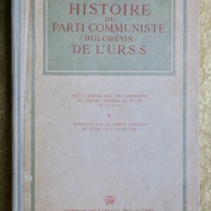 Histoire du Parti Communiste (Bolchevik) de L’U.R.S.S. 1949