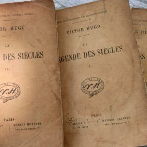 Hugo Victor La légende des siècles HETZEL