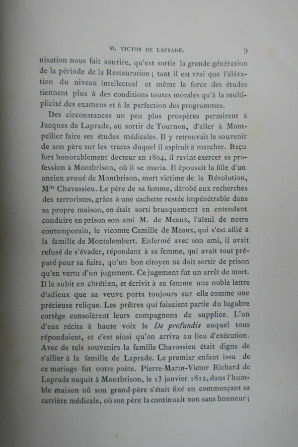 Laprade Notice sur M. Victor de Laprade 1884 – Image 7