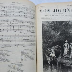 MON JOURNAL - RECUEIL MENSUEL POUR LES ENFANTS 1885-1887