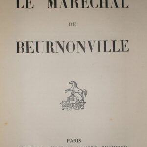 Maréchal de Beurnonville.  + dédicace 1929