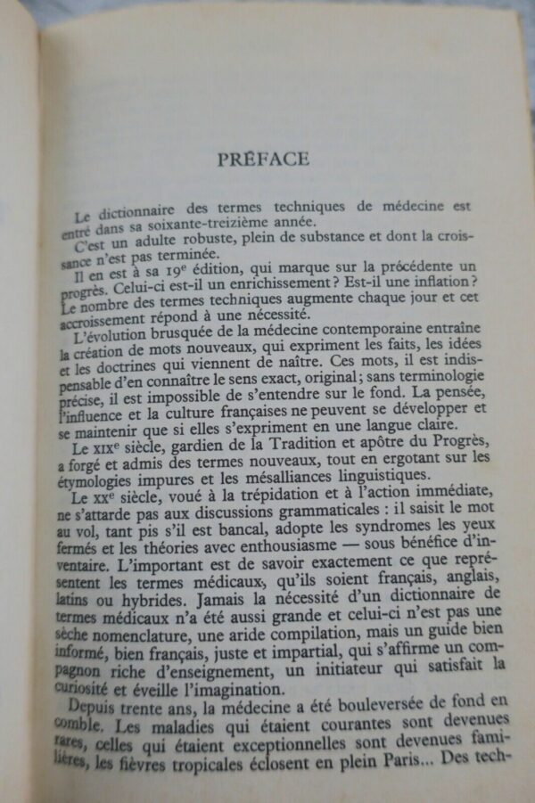 Médecine DICTIONNAIRE DES TERMES TECHNIQUES DE MEDECINE 1974 – Image 7