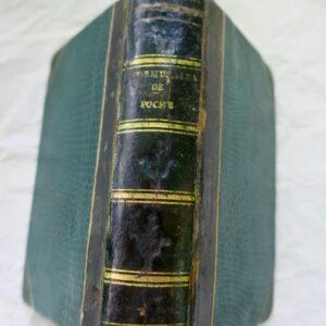 Médecine nouveau formulaire de poche 1826  miniature 106 x 70 mm.