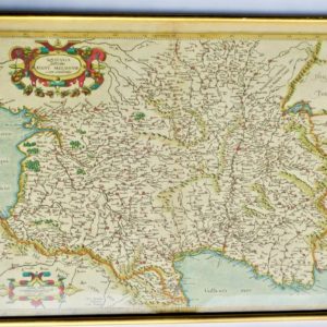 Mercator Aquitania Australis Regnu Arelatense Cum Confiniis Ca. 1610