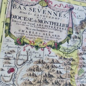 Montpellier Les bas Sevennes dans le Languedoc 54 x 54 cm