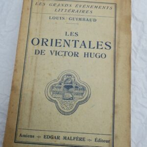 Orientales de Victor Hugo 1928