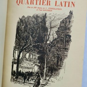 PARIS A travers le Quartier Latin Paris, 1925