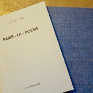 PARIS Paris-La-Poésie + dédicace