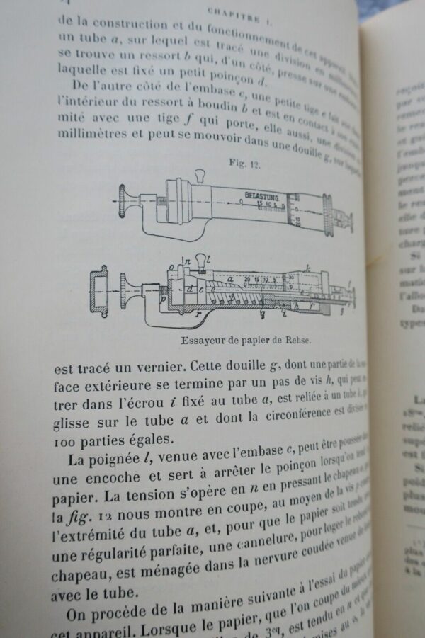 Papier analyse et essais des papiers 1894 – Image 5