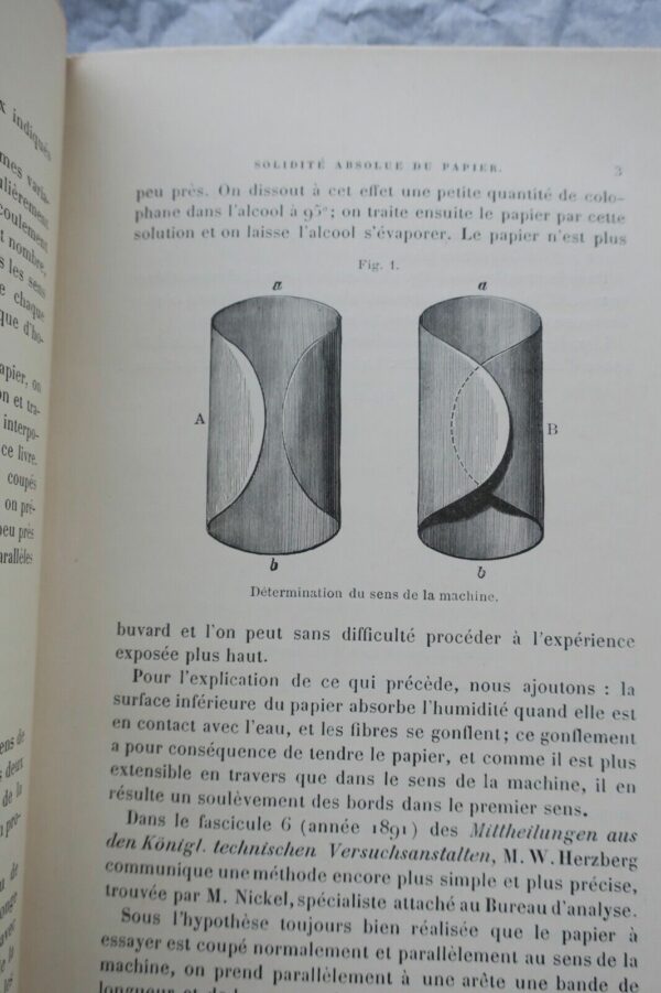 Papier analyse et essais des papiers 1894 – Image 7