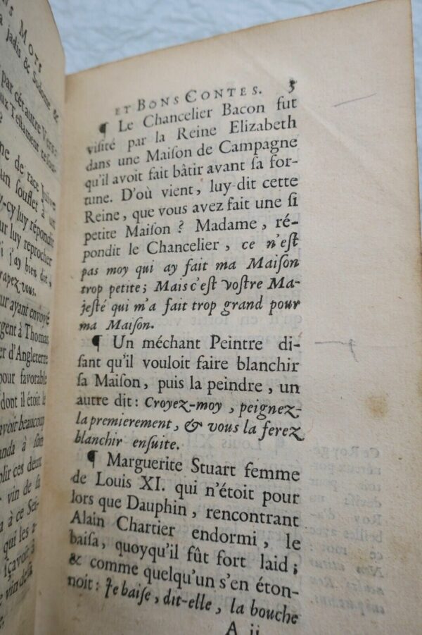 RECUEIL DE BONS MOTS DES ANCIENS ET DES MODERNES 1702 – Image 5