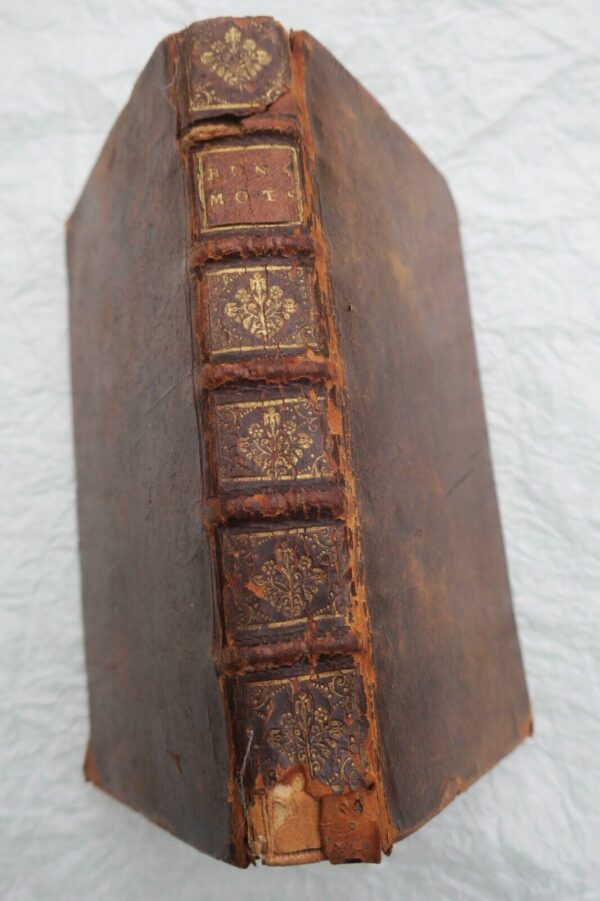 RECUEIL DE BONS MOTS DES ANCIENS ET DES MODERNES 1702