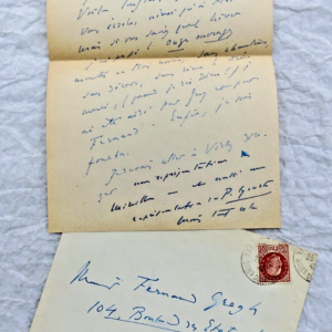 Renaldo HAHN (PROUST) lettre autographe manuscrite & signée