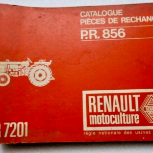 Renault Motoculture Catalogue pièces rechanges Detachées PR 856