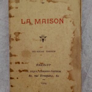 Rouzic LA MAISON 1924