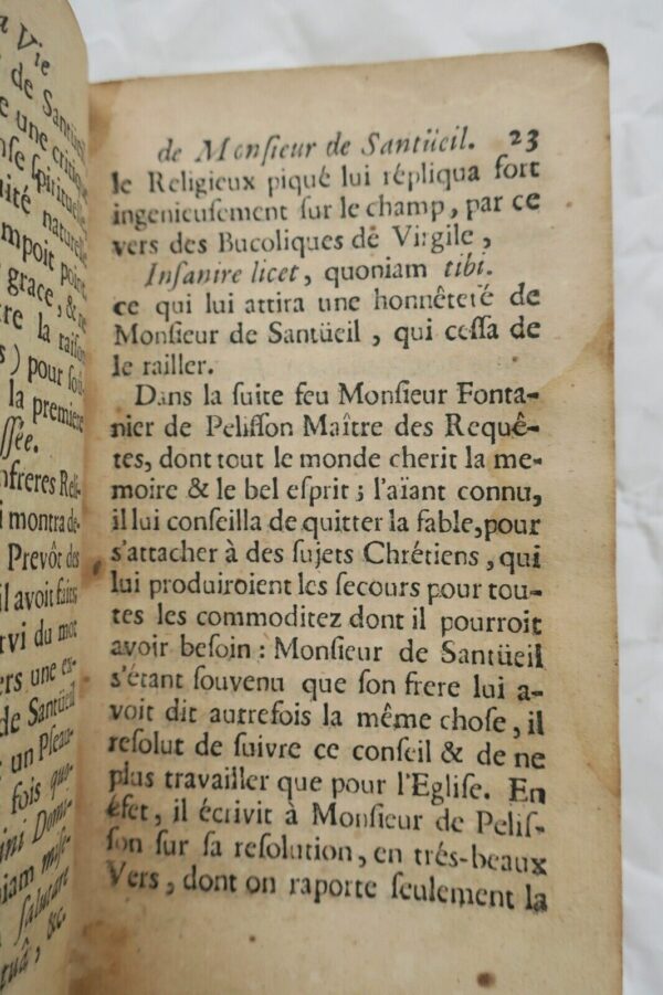 SANTEUILLIANA OU LES BONS MOTS DE MONSIEUR DE SANTEUIL 1710 – Image 7