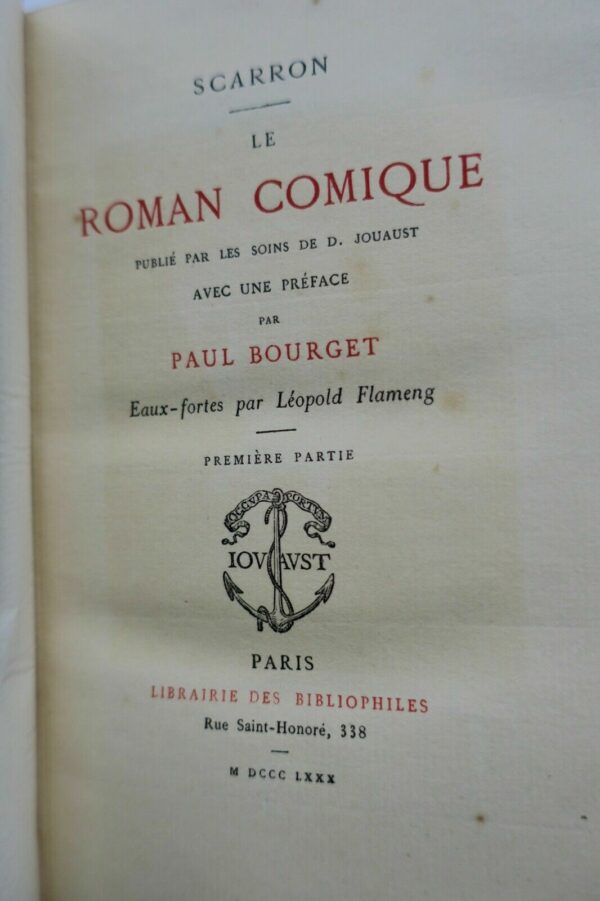 SCARRON LE ROMAN COMIQUE eaux-fortes de Flameng – Image 4