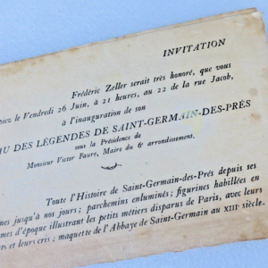 SURRÉALISTE BRETON sel du temps inauguration du "Caveau des légendes