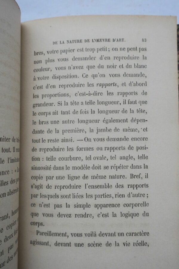 TAINE  Philosophie de l' Art 1865 – Image 9