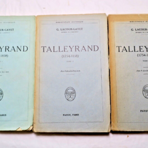 Talleyrand. 1754-1838