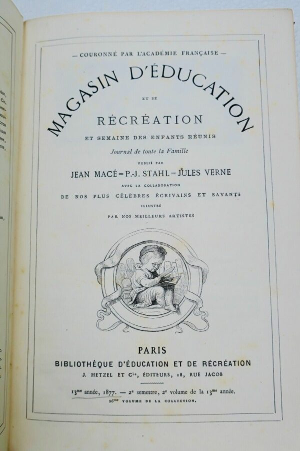 VERNE (Jules) MAGASIN D'ÉDUCATION et DE RÉCRÉATION 1877 – Image 8