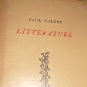 Valéry, Paul Littérature  1930 -  nté sur ..