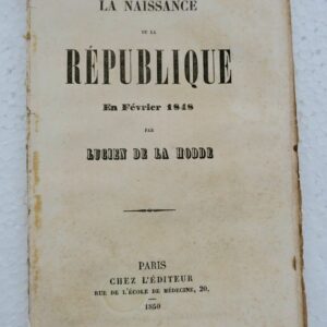 naissance de la République en février 1848