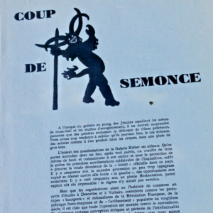 surréalisme Tract surréaliste Coup de semonce 1957