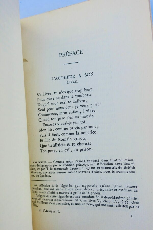 AGRIPPA D'AUBIGNE. Les Tragiques. Edition critique... 1933 – Image 6