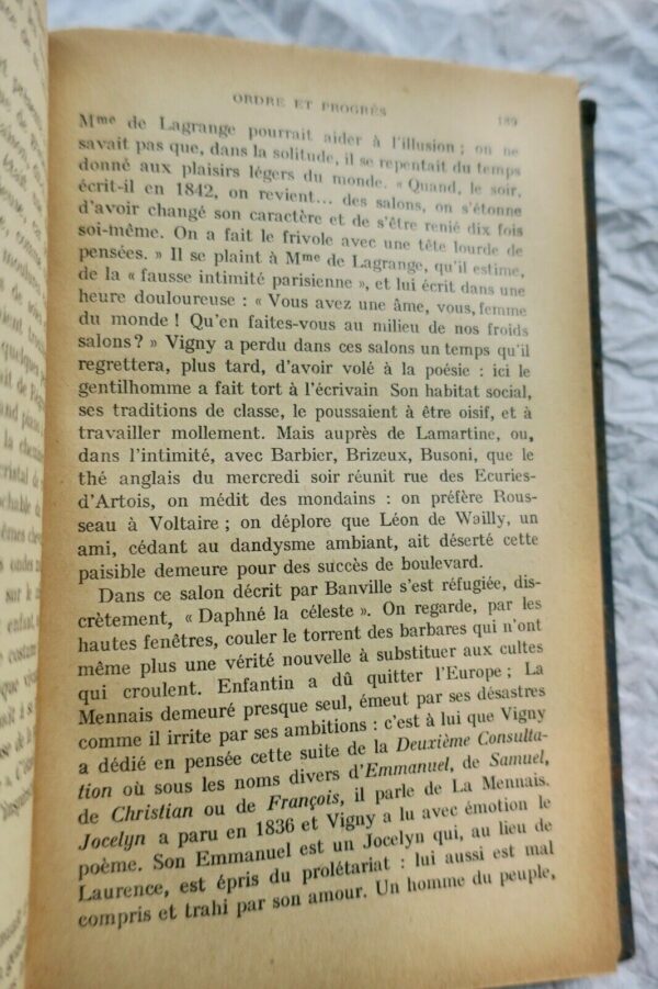Alfred de Vigny nombreux documents inédits  + dédicace – Image 5