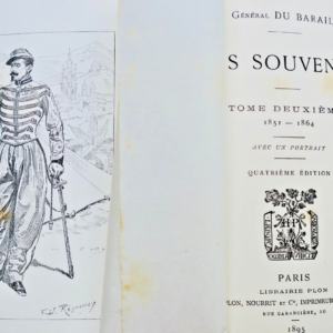 Algérie du Barrail Général Mes Souvenirs 1894