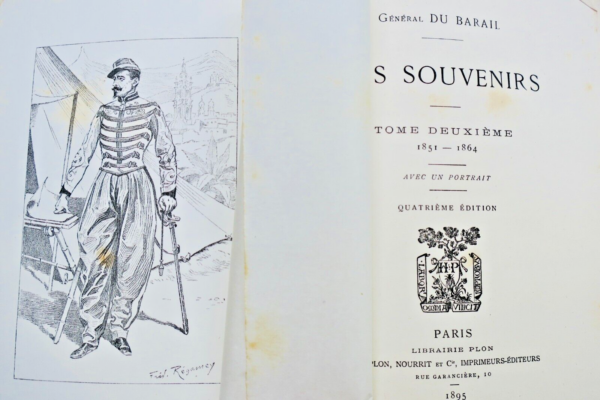 Algérie du Barrail Général Mes Souvenirs 1894