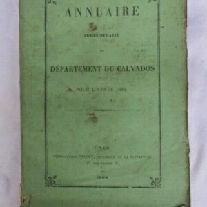 Annuaire administratif du département du Calvados 1882