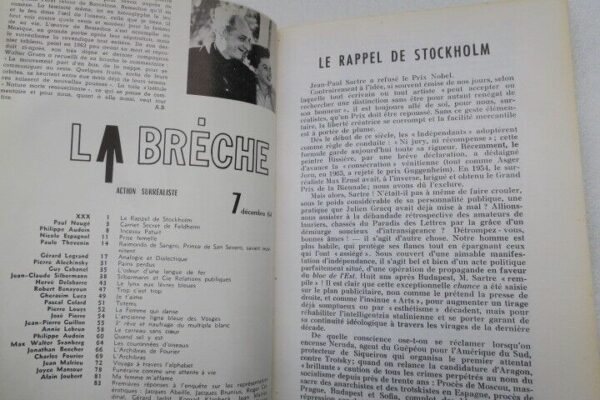 BRETON (André)  La Brèche. Action surréaliste 8/8 – Image 21