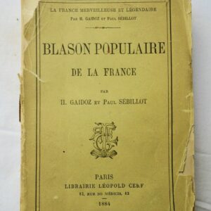 Blason populaire de la France 1884