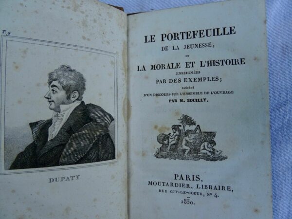 Bouilly LE PORTEFEUILLE DE LA JEUNESSE OU LA MORALE DE L'HISTOIRE 1830 – Image 6