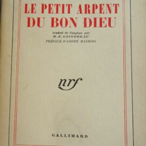 CALDWELL  Le petit arpent du Bon Dieu Gallimard blanche