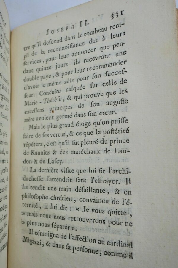 CARRACCIOLI  La Vie de Joseph II, empereur d'Allemagne 1740 – Image 4