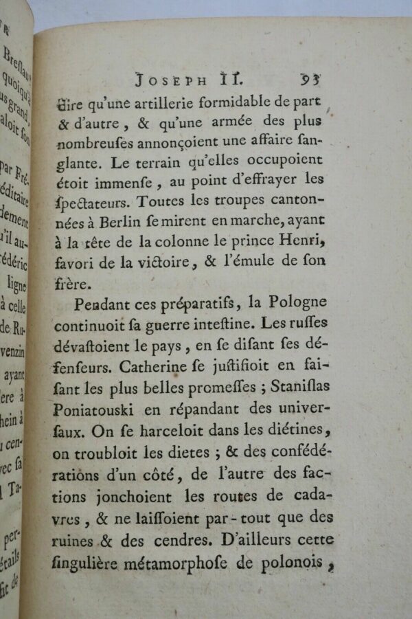 CARRACCIOLI  La Vie de Joseph II, empereur d'Allemagne 1740 – Image 6