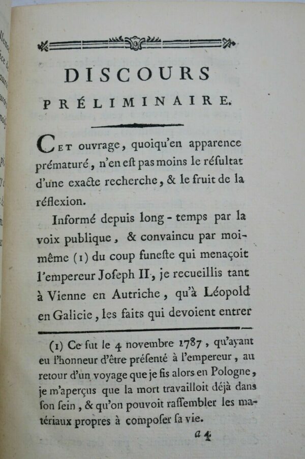 CARRACCIOLI  La Vie de Joseph II, empereur d'Allemagne 1740 – Image 7