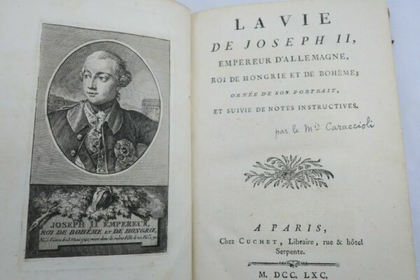 CARRACCIOLI  La Vie de Joseph II, empereur d'Allemagne 1740 – Image 8