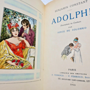 CONSTANT BENJAMIN Adolphe Solomko 1913