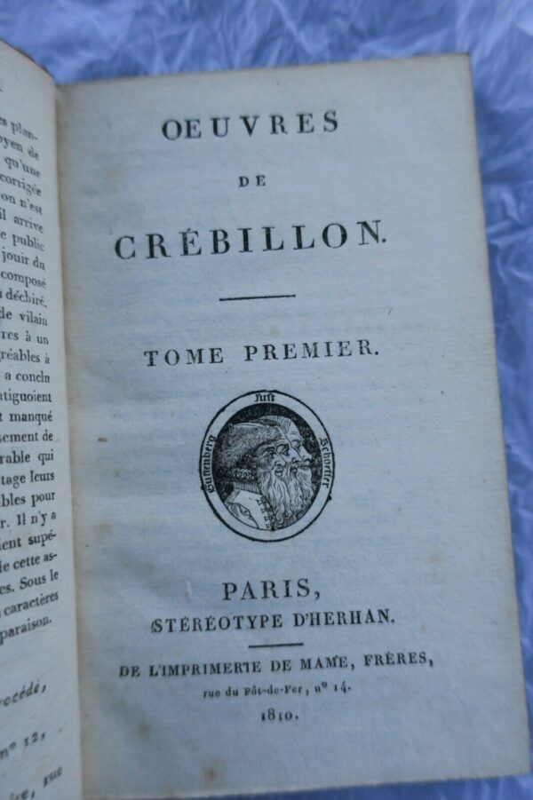 Crébillon Œuvres de Crébillon. 3/3 1810 – Image 5