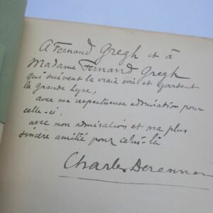 DERENNES (Charles). Perséphone + dédicace